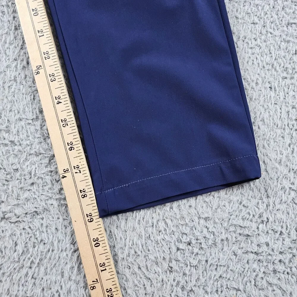 Zanella Active Pants Mens 33x29* Blue Golf Casual Stretch Performance Flex